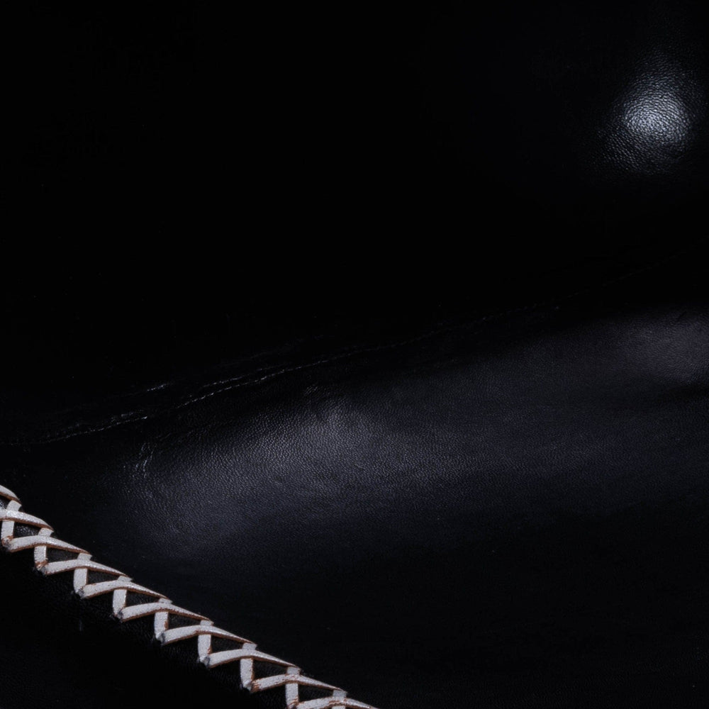 18" Black Faux Leather Side Chair - Homeroots - Flyclothing LLC