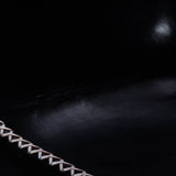 18" Black Faux Leather Side Chair - Homeroots - Flyclothing LLC