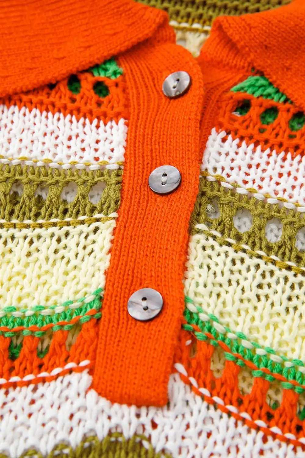 Openwork Stripe Sleeveless Sweater Dress - Trendsi - Flyclothing LLC