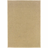 2' X 4' Tan Faux Seagrass Indoor Outdoor Area Rug - Homeroots - Flyclothing LLC