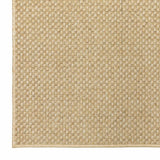 2' X 4' Tan Faux Seagrass Indoor Outdoor Area Rug - Homeroots - Flyclothing LLC