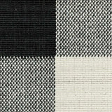 2' X 4' Black and Ivory Indoor Outdoor Area Rug - Homeroots - Flyclothing LLC