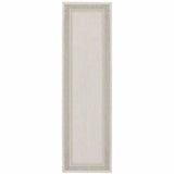 Gray and Ivory Indoor Outdoor Area Rug - Homeroots - Flyclothing LLC