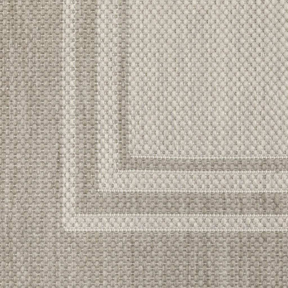 Gray and Ivory Indoor Outdoor Area Rug - Homeroots - Flyclothing LLC