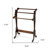Deep Cherry Vintage Blanket Stand - Homeroots - Flyclothing LLC