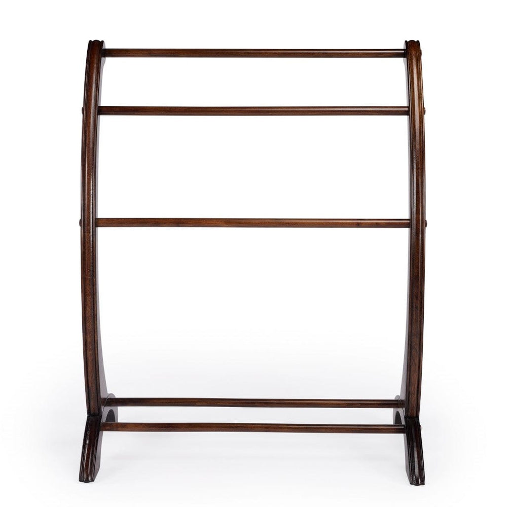 Deep Cherry Blanket Stand - Homeroots