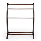 Deep Cherry Blanket Stand - Homeroots