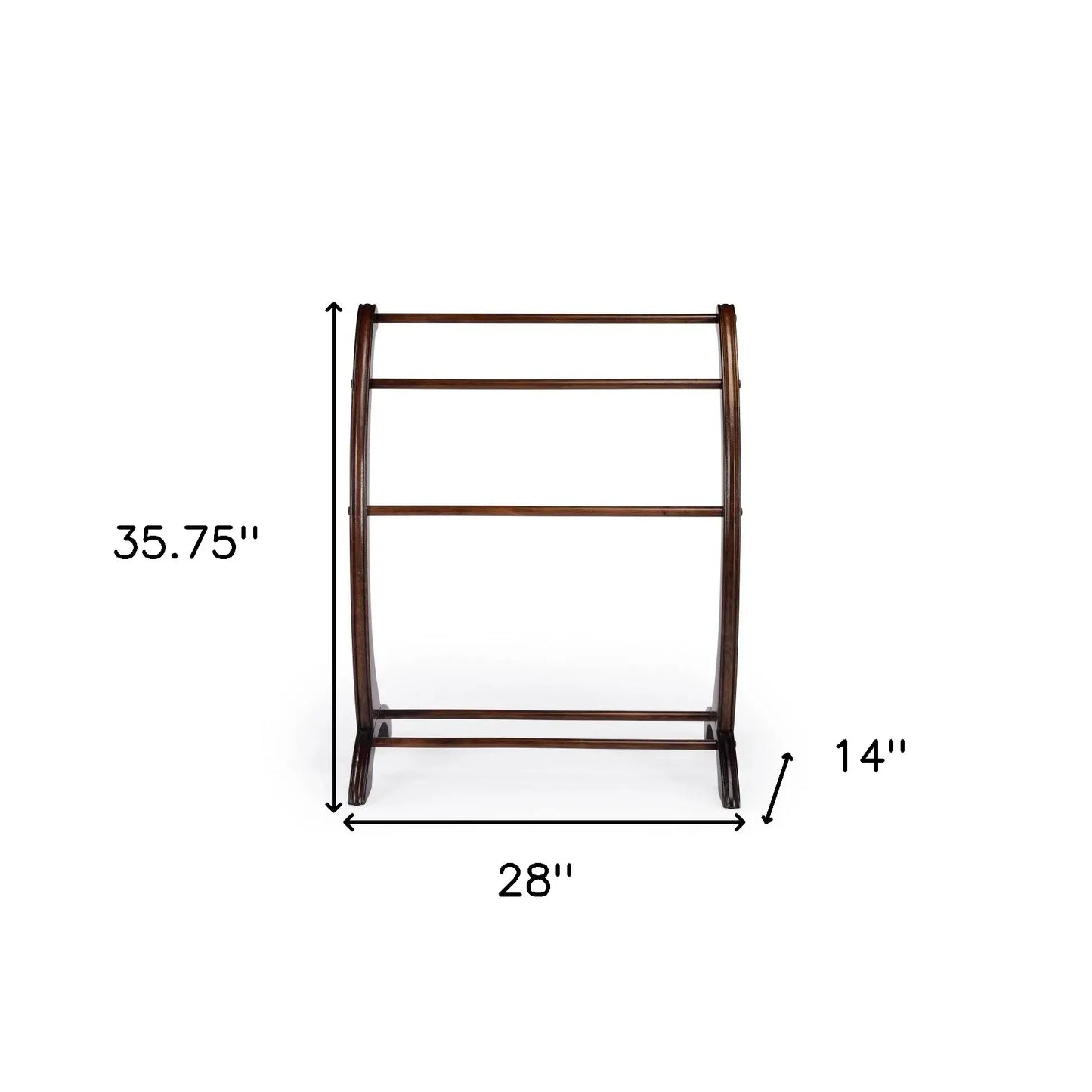 Deep Cherry Blanket Stand - Homeroots - Flyclothing LLC