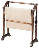 Vintage Deep Cherry Blanket Stand - Homeroots