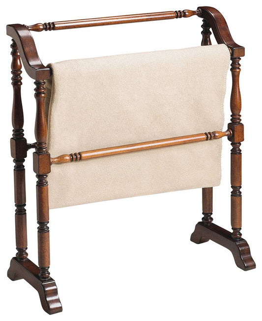 Vintage Deep Cherry Blanket Stand - Homeroots - Flyclothing LLC
