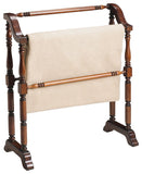 Vintage Deep Cherry Blanket Stand - Homeroots