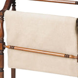 Vintage Deep Cherry Blanket Stand - Homeroots