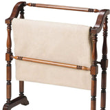 Vintage Deep Cherry Blanket Stand - Homeroots - Flyclothing LLC