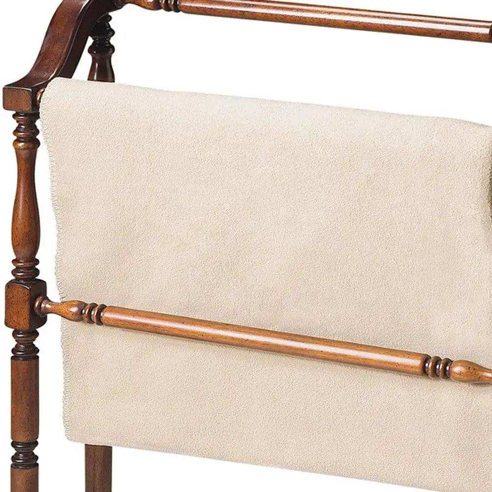 Vintage Deep Cherry Blanket Stand - Homeroots - Flyclothing LLC