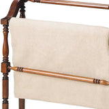 Vintage Deep Cherry Blanket Stand - Homeroots - Flyclothing LLC