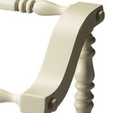 Vintage Cottage White Blanket Stand - Homeroots