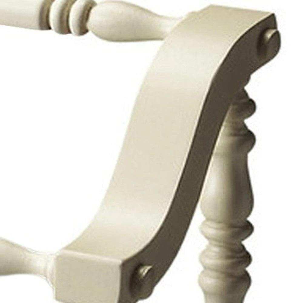 Vintage Cottage White Blanket Stand - Homeroots - Flyclothing LLC