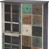 32" Brown And Dark Brown Solid Wood Frame Standard Accent Chest With Two Drawers - Homeroots