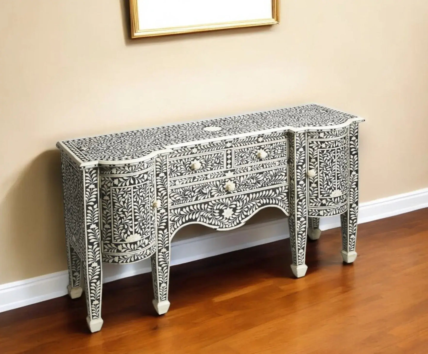 Victoria Black Bone Inlay Buffet - Homeroots - Flyclothing LLC