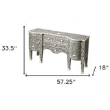 Victoria Black Bone Inlay Buffet - Homeroots - Flyclothing LLC