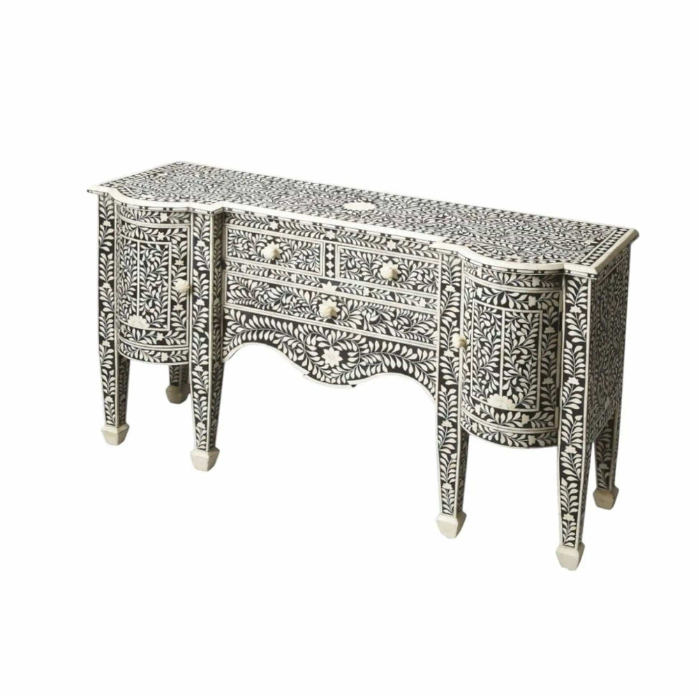 Victoria Black Bone Inlay Buffet - Homeroots - Flyclothing LLC