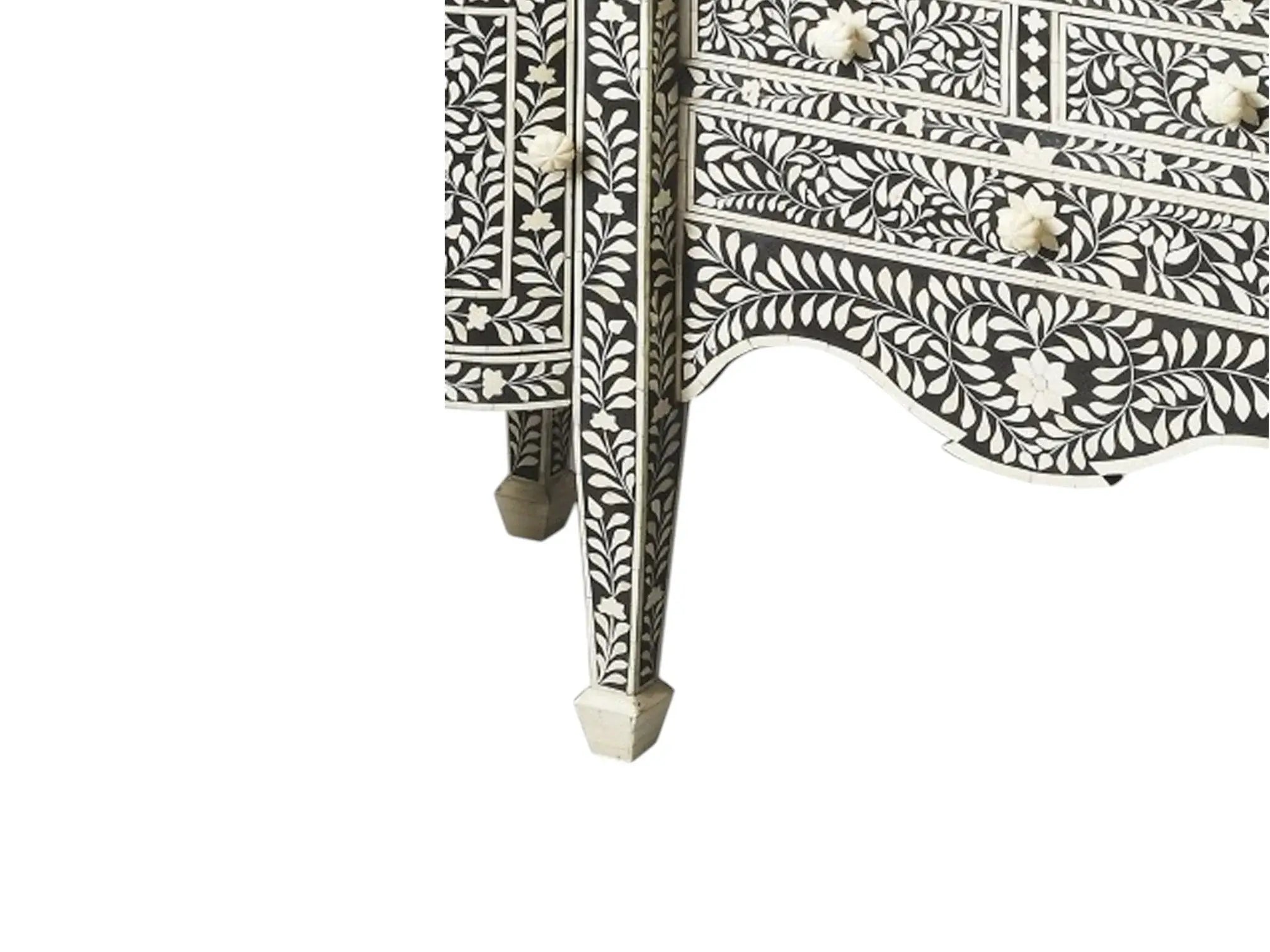 Victoria Black Bone Inlay Buffet - Homeroots - Flyclothing LLC