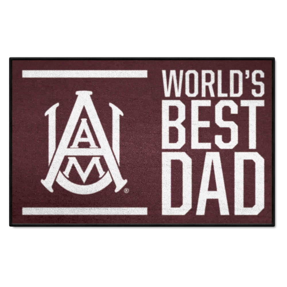 Alabama A&M Bulldogs Starter Mat Accent Rug - 19in. x 30in. - Alabama A&M