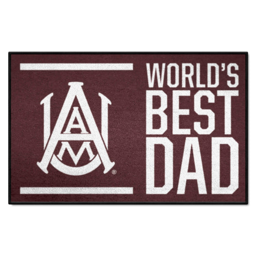Alabama A&M Bulldogs Starter Mat Accent Rug - 19in. x 30in. - Alabama A&M