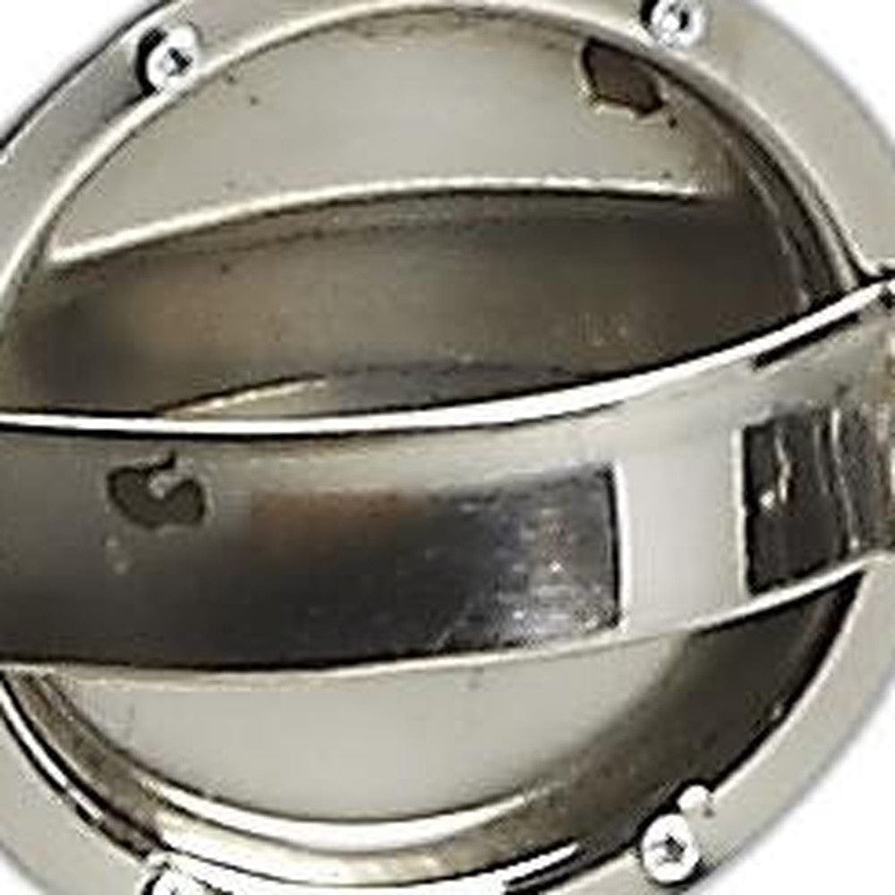 43" Silver Metal Two Drawer Chest - Homeroots