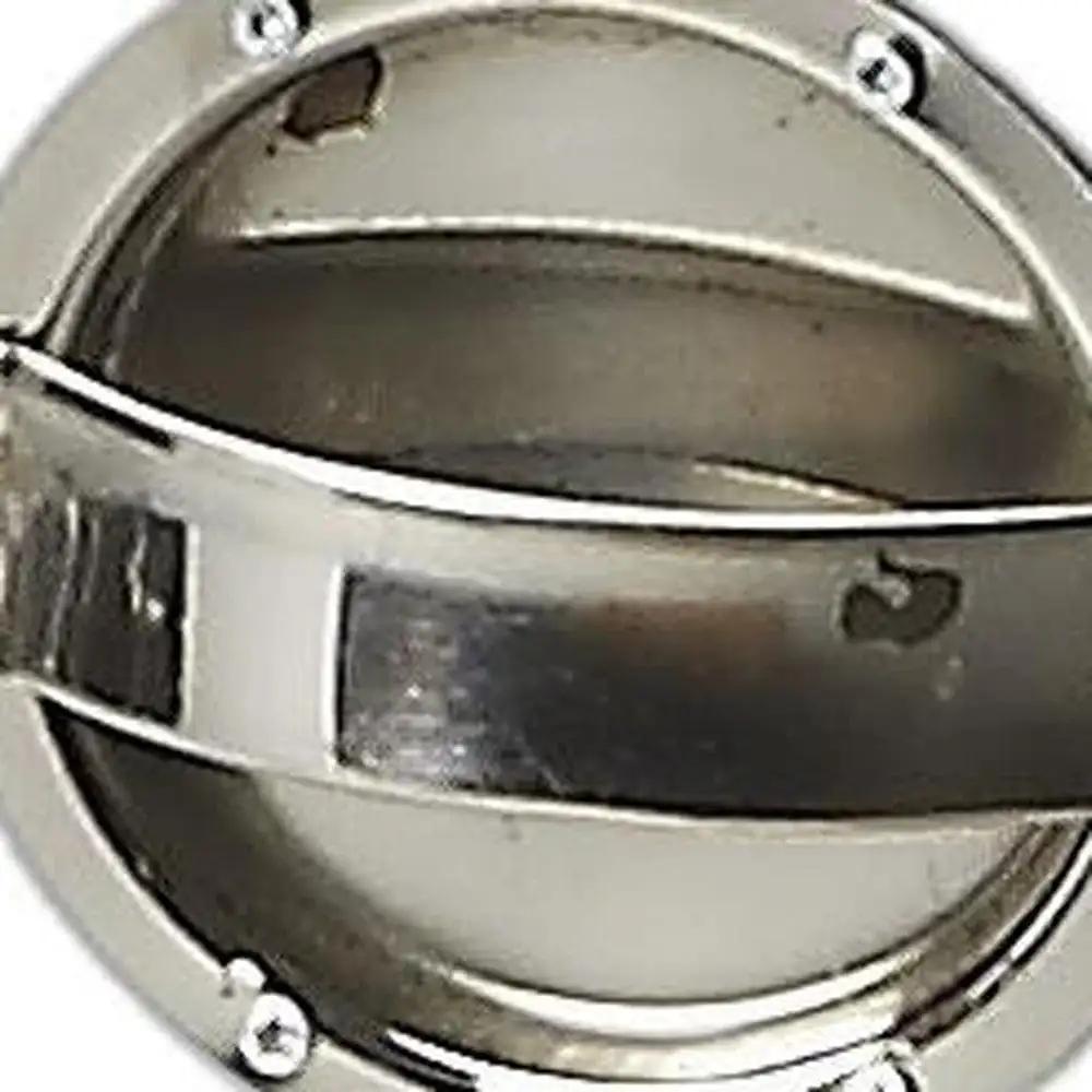 43" Silver Metal Two Drawer Chest - Homeroots