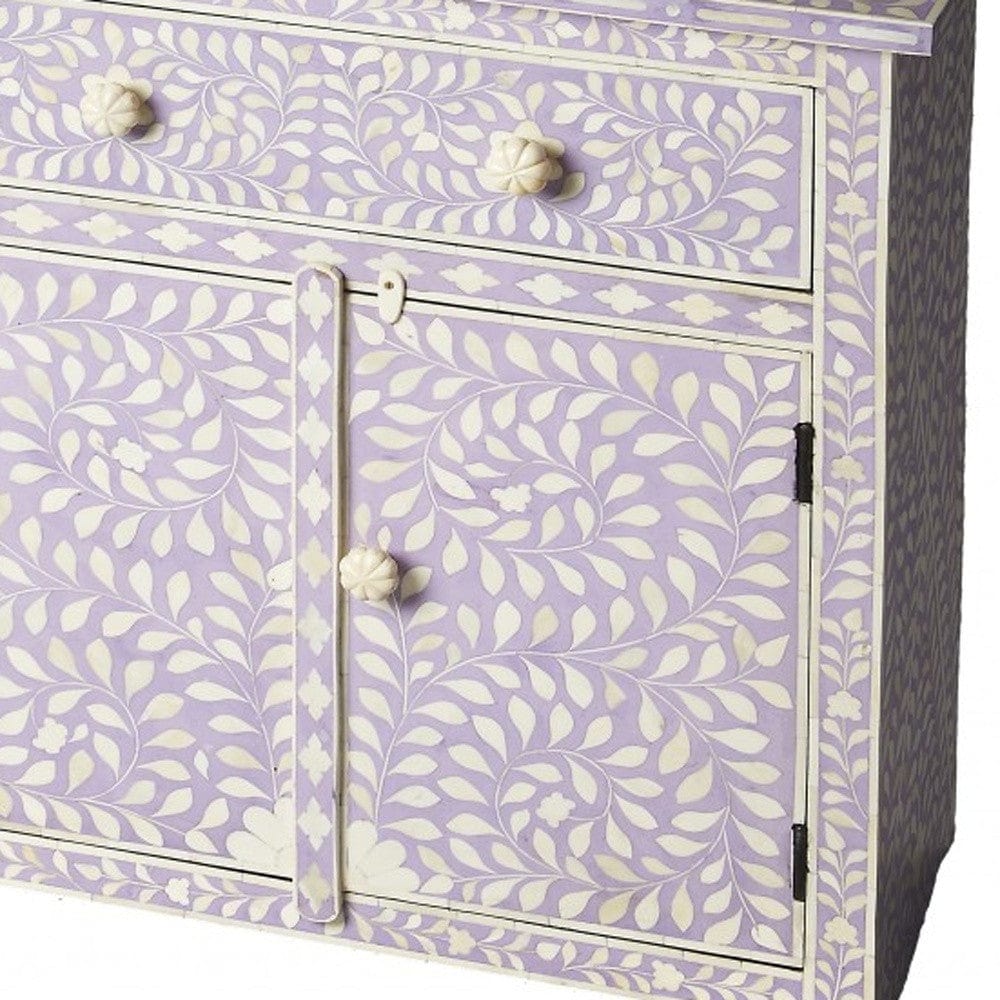 29" Purple Manufactured Wood Drawer Chest - Homeroots - Flyclothing LLC