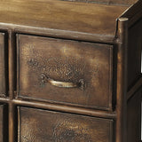 23" Bronze Metal Six Drawer Chest - Homeroots - Flyclothing LLC