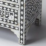 36" Black Manufactured Wood Three Drawer Chest - Homeroots - Flyclothing LLC