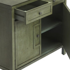 Imperial Green Console Cabinet - Homeroots