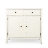 Imperial White Console Cabinet - Homeroots - Flyclothing LLC