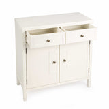 Imperial White Console Cabinet - Homeroots - Flyclothing LLC