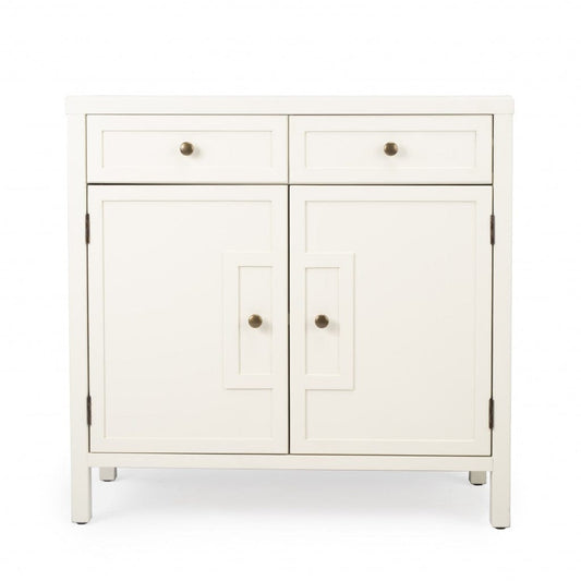 Imperial White Console Cabinet - Homeroots