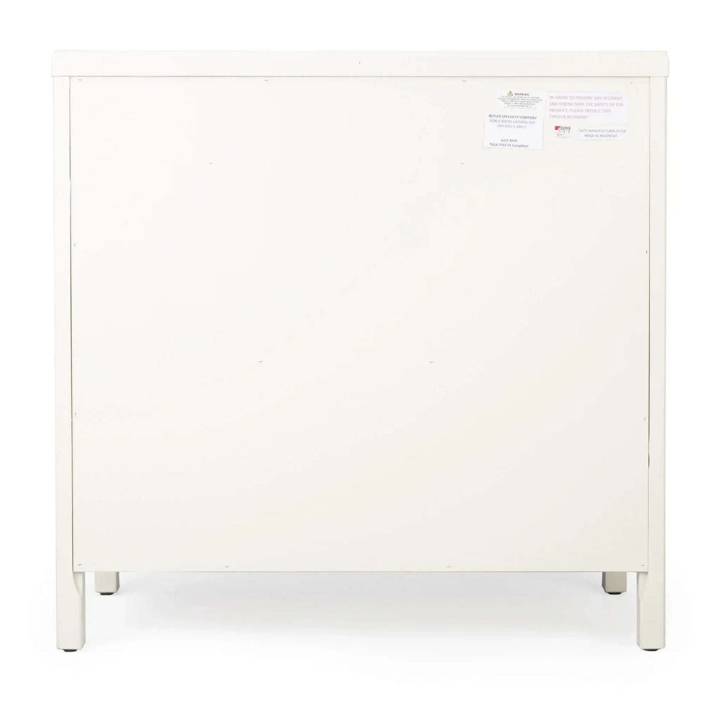 Imperial White Console Cabinet - Homeroots - Flyclothing LLC