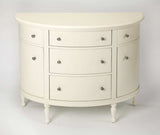 White Demilune Console Chest - Homeroots - Flyclothing LLC