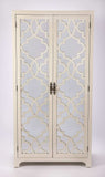 Morjanna White Tall Cabinet - Homeroots - Flyclothing LLC