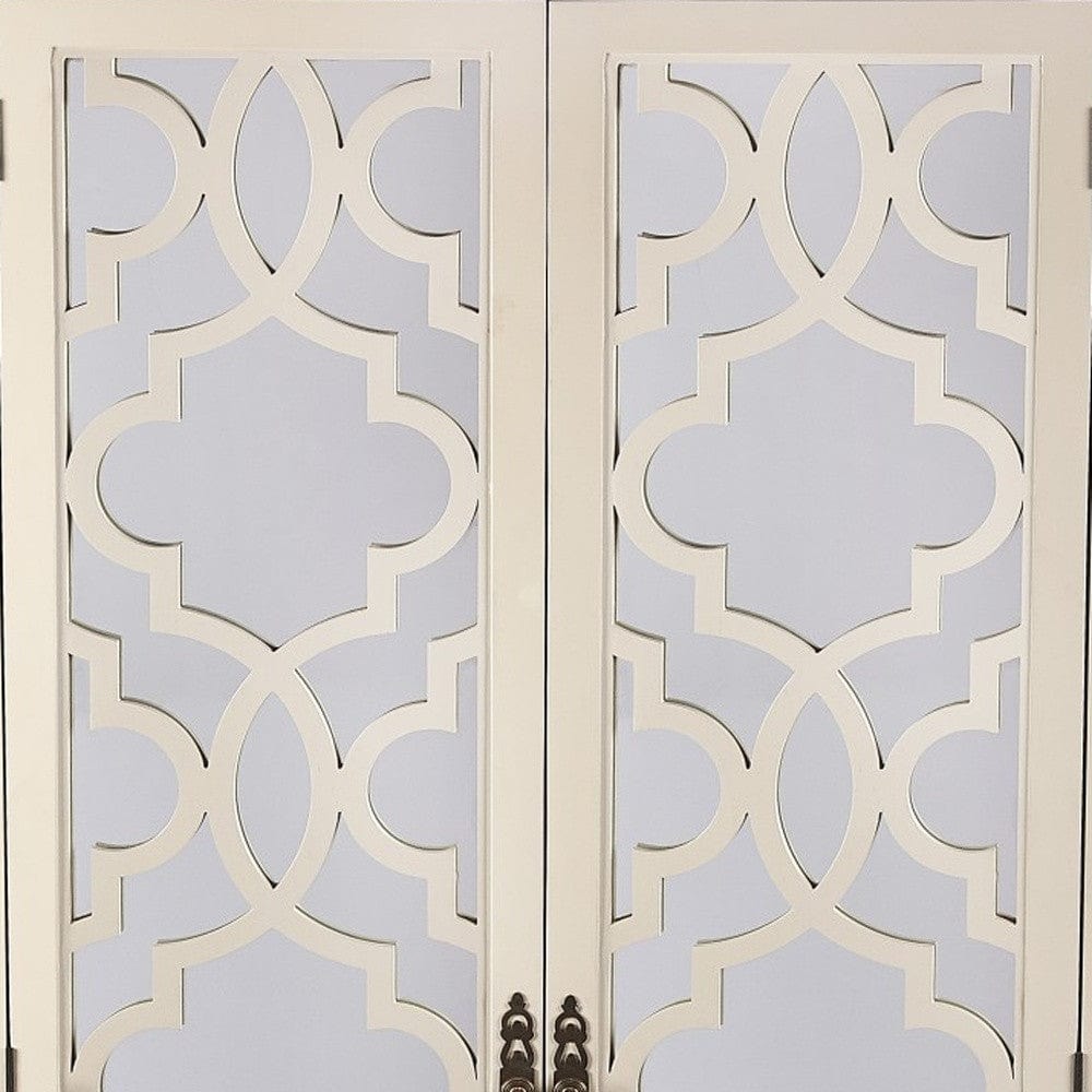 Morjanna White Tall Cabinet