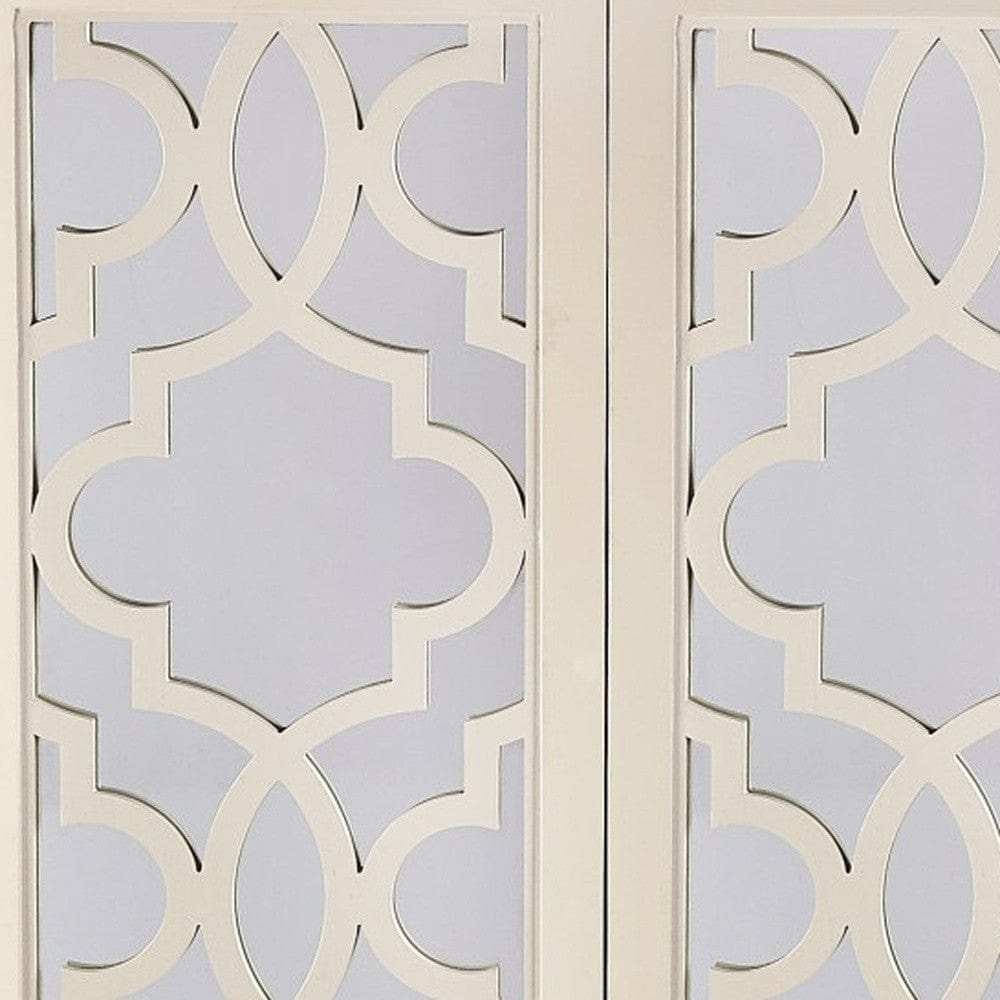 Morjanna White Tall Cabinet - Homeroots - Flyclothing LLC