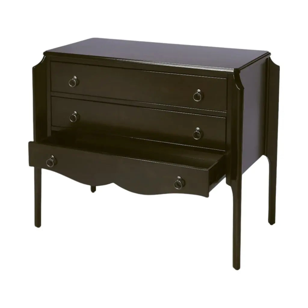 Wilshire Chocolate 3 Drawer Chest - Homeroots - Flyclothing LLC