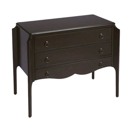 Wilshire Chocolate 3 Drawer Chest - Homeroots - Flyclothing LLC