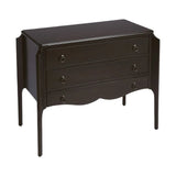 Wilshire Chocolate 3 Drawer Chest - Homeroots
