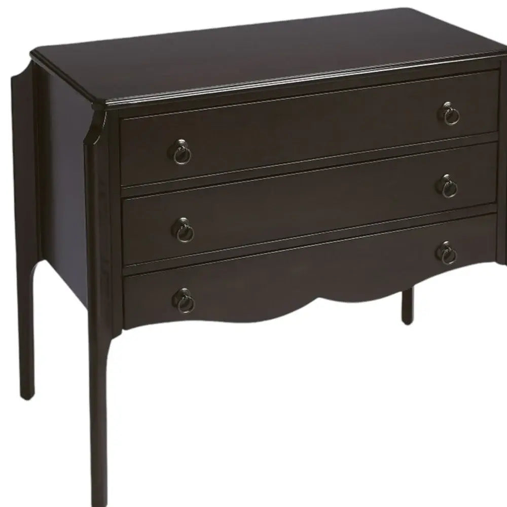 Wilshire Chocolate 3 Drawer Chest - Homeroots - Flyclothing LLC