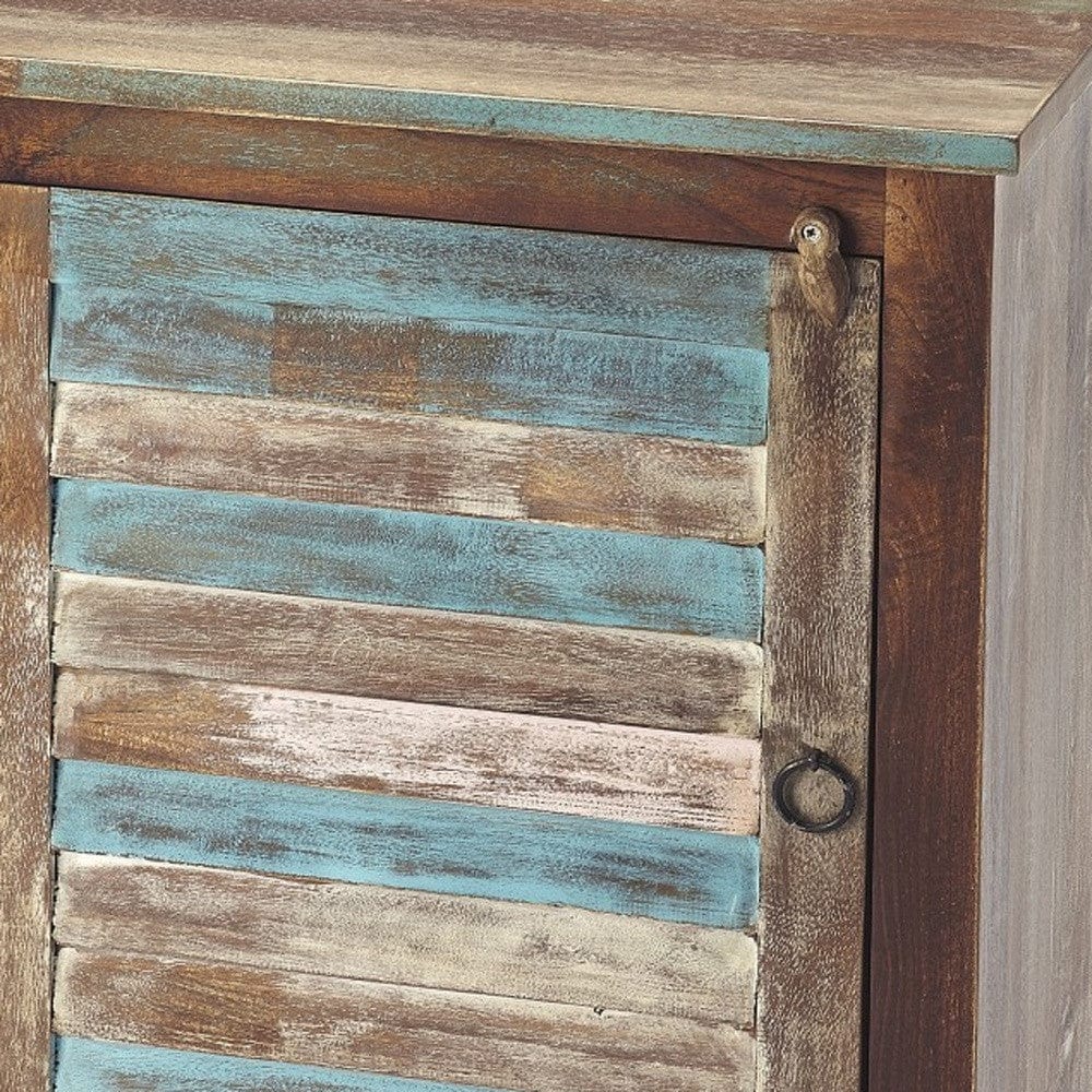 18" Brown Standard Accent Cabinet - Homeroots