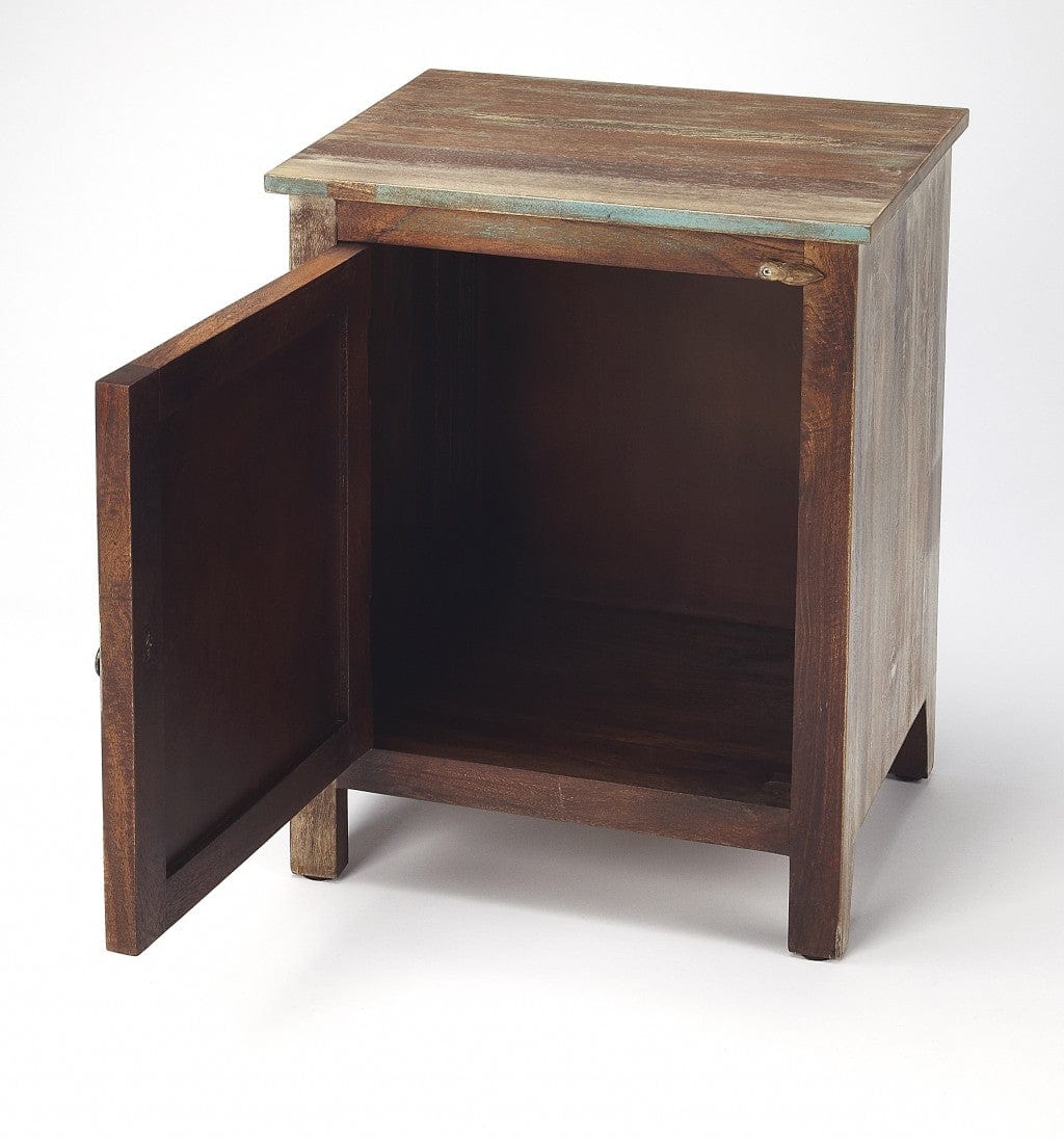 18" Brown Standard Accent Cabinet - Homeroots