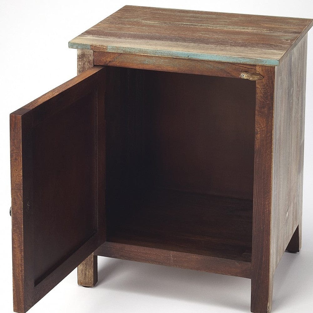 18" Brown Standard Accent Cabinet - Homeroots