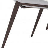 Stich White Faux Leather Side or Dining Chairs Set of 2 Chairs - Homeroots - Flyclothing LLC
